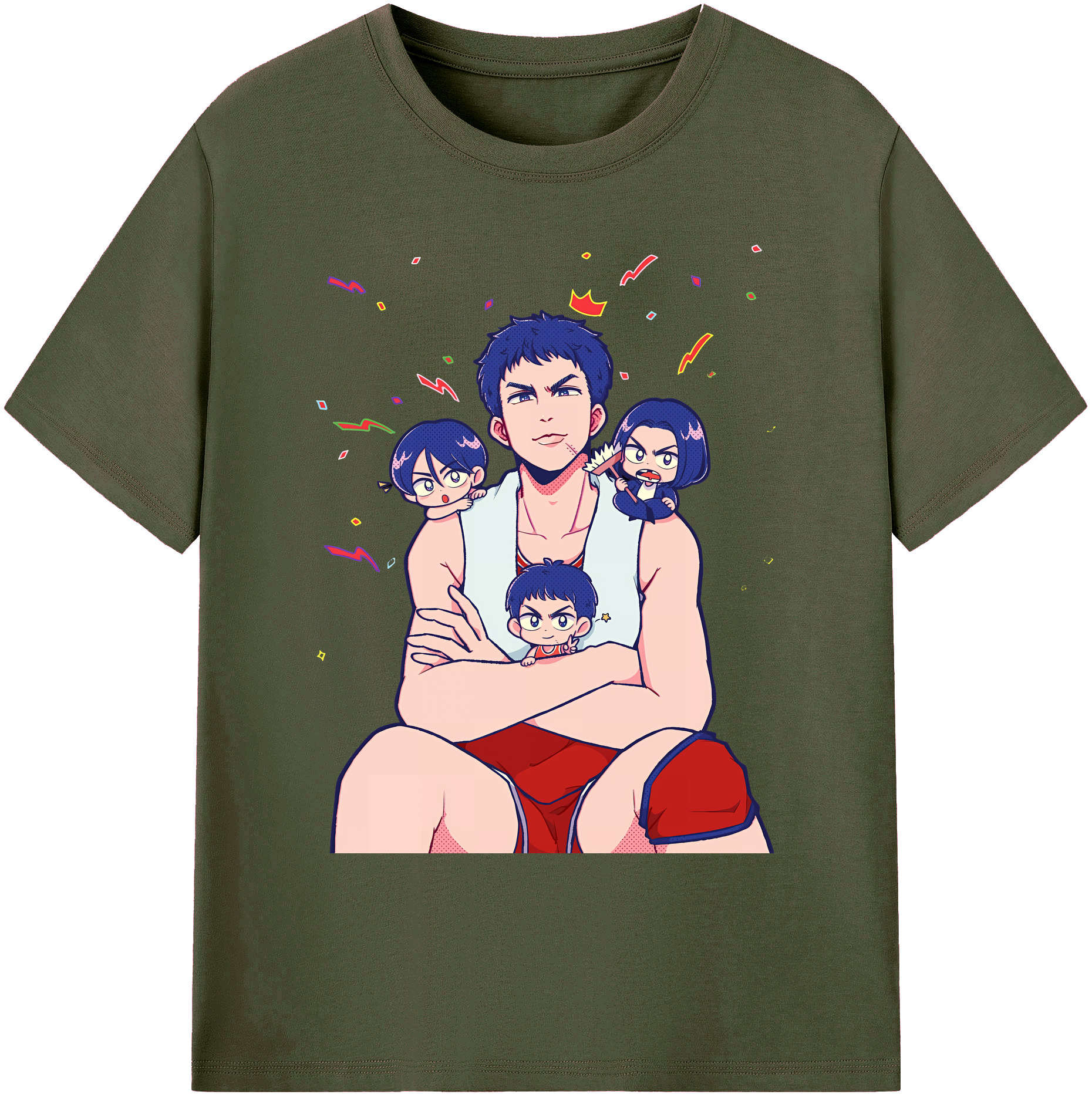 （画像用） SLAM DUNK／スラムダンク 綿100％ メンズ半袖Tシャツ｜肌触りやわらか＆通気性